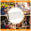 Electric Warming Tray Smart Food Warmer Roll Up Heating Pad With Adjustable Temperature Control 3 Auto Timer Settings for Buffet Party Gathering Resta