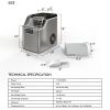 iCountertop Home Electric Ice Machine with Scoop - Water Bottle Not Included