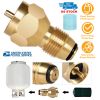 Propane Tank Refill Adapter 1Lb LP Gas Cylinder Tank Coupler Heater Solid Brass