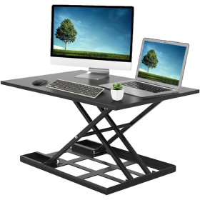 Adjustable Height Standing Desk, Ergonomic Rising Computer Table, Foldable Desk, Portable And Easy To Move, Large Wide Rising Tabletop Computer Table