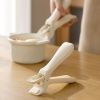 Anti-scalding Silicone Non-slip Take Bowl Clip Hot Plate Gripper, Stainless Steel Pot Clip Pan Gripper, Durable Bowl Holder Tongs Plate Retriever, Ant