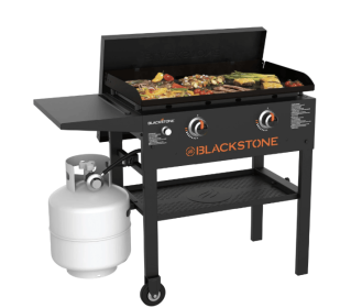 Blackstone Original 2-Burner 28" Propane Omnivore Griddle with Hard Cover