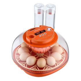 12 Egg Incubator, Automatic Egg Turner with LED Candler, Temperature & Humidity Control, 360° View Clear Window, Poultry Eggs Incubator