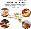 3.5 inch Bamboo Paddle Picks Skewers Toothpicks for Cocktail ,Appetizers ,Fruit ,Sandwich