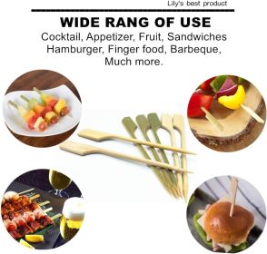 3.5 inch Bamboo Paddle Picks Skewers Toothpicks for Cocktail ,Appetizers ,Fruit ,Sandwich