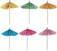240 Count] Cocktail Umbrellas for Drinks, Umbrella Drink Picks - Assorted Tropical Colors Party Toothpicks for Cocktails