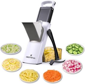 Upgrade Safe Mandoline Slicer Plus, Biger Size, Adjustable Vegetable Food Chopper Potato Fries Cutter, Detachable Blade, Kitchen Chopping Artifact