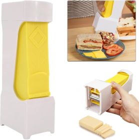 Butter Cutter,One Click Butter Cutter Slicer,Efficient Butter Dispenser Stick with Stainless Steel Blade,Butter slicer cutter that can store butter