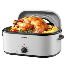 Roaster Oven, 26QT Electric Roasting Pan, 150-450 F Adjustable Temp Fast-Cooking Turkey Roaster with Cool-Touch Handle