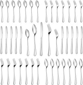 30 Pcs Silverware Set Service for 6,Premium Stainless Steel Flatware Set, Mirror Polished Cutlery Utensil Sets, Durable Kitchen Eating Tableware Sets