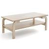 47 Inches Accent Rectangular Coffee Table for Living Room