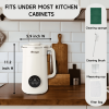 8 in 1 Automatic Nut Milk Maker Machine,35oz Multi-Functional Soy Milk Maker with 10 Blades, Plant-Based, Oat, Almond
