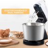 Automatic Electric Hand Mixer with Stand and Bowl - Household Multi-Purpose Dough Kneader and Egg Beater for Baking, Whipping, and Cooking