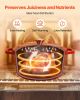 VEVOR Enameled Cast Iron Dutch Oven, 6 Quart Pot with Lid and Dual Handles, Heavy-Duty Durable Cookware Pan