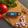 Steel Digital Foldable Probe Meat Thermometer
