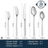 Silverware Set 20 Piece Flatware Cutlery Set Stainless Steel