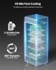 VEVOR Commercial Merchandiser Refrigerator, 12.2 CU.FT Glass Door Display Refrigerator