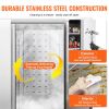VEVOR Commercial Refrigerator 60.42 Cu.ft, Reach In 82.5" W Upright Refrigerator 3 Doors