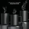 ionMug & Charging Coaster, 12oz. Stainless Steel Self Heating Coffee Mug with Lid, 3.5" x 3.5" x 5"