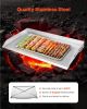Stainless Steel Griddle, 36x22 inch Universal Flat Top Rectangular Plate