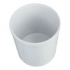 (4 pack)Glazed Stoneware Utensil Holder, White