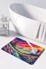 Yarrow in Color Memory Foam Kitchen Mat Machine Washable Anti-Fatigue Mat Cushion Comfort Bath Mat or Kitchen Rug