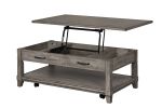 Lift Top Cocktail Table W/ Casters