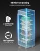 VEVOR Commercial Merchandiser Refrigerator, 13.3 CU.FT Glass Door Display Refrigerator