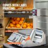 VEVOR Electronic Price Computing Scale, 66 LB Digital Deli Weight Scales, LCD & LED Digital Commercial Food Fruit Meat Produce Counting Weight
