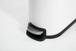 SSTC103-10L-W, Stainless Steel Kitchen Trash Can, 10L, White