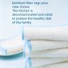 5pcs Of 10 Non-stick Rags, Kitchen Scouring Pads, Bamboo Fiber Brush Dishes, Household Cleaning Wipes, Bamboo Fiber Dishcloths