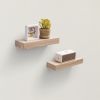 Floating Shelves 11.8" Wall Mounted Wood Shelves for Bathroom, Bedroom, Living Room, Kitchen
