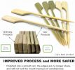 3.5 inch Bamboo Paddle Picks Skewers Toothpicks for Cocktail ,Appetizers ,Fruit ,Sandwich