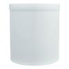 (4 pack)Glazed Stoneware Utensil Holder, White