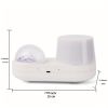 1pc Galaxy Starry Projector, Night Light, Colorful Ocean Rotary 3D Music Night Lamp For Kids Baby, Christmas Gifts