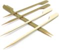 3.5 inch Bamboo Paddle Picks Skewers Toothpicks for Cocktail ,Appetizers ,Fruit ,Sandwich