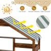 Kid's Mud Kitchen Outdoor Solid Wood Mud Kitchen with Canopy