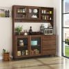 63" W Large Kitchen Hutch