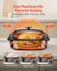 Roaster Oven, 18QT Fast-Cooking Turkey Roaster, 150-450 Fahrenheit Adjustable Temp Turkey Oven with Self-Basting Lid, Removable Pan