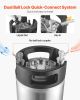 VEVOR Corny Keg, 2.5 Gallon Ball Lock Keg, SUS304 Cold Brew Kegs with Dual Rubber Handles & Heavy-Duty Rubber Bottom