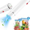 Cordless Handheld Vacuum Sealer Mini Food Vacuum Saver Rechargeable Food Vacuum Pump with 10 Reusable Sous Vide Bags