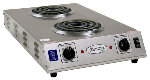Professional Double Burner Space Saver Range - Stainless