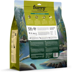FURRY WONDER Freeze Dried Dog Food, Turkey & Chicken, 16 Oz, Grain-Free, High Protein, Complete Meal Or Topper, Immune Boost, USA Made (Option: Sensitive Digestion)