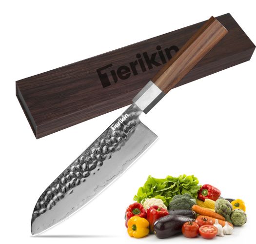 Japanese Chef Knife - 8 Inch Professional Chef's Knife Ultra Sharp Kitchen Knife Japanese 9-Layers VG-10 Clad, Chef Knife For Meat Vegetable Fruit Mea