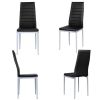 Set of 4 Modern High Back
