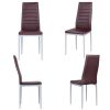 Set of 4 Modern High Back