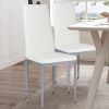 Set of 4 Modern High Back
