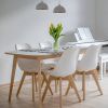 Set of 4 Modern Mid-Century Style