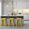 Set of 4 - 24-in. Indoor/Outdoor Backless Stacking