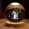 1pc Creative Crystal Ball Decoration, Desktop Night Light, Bedroom Night Light Valentine's Day Gifts Birthday Gifts